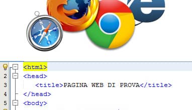 creare pagina html
